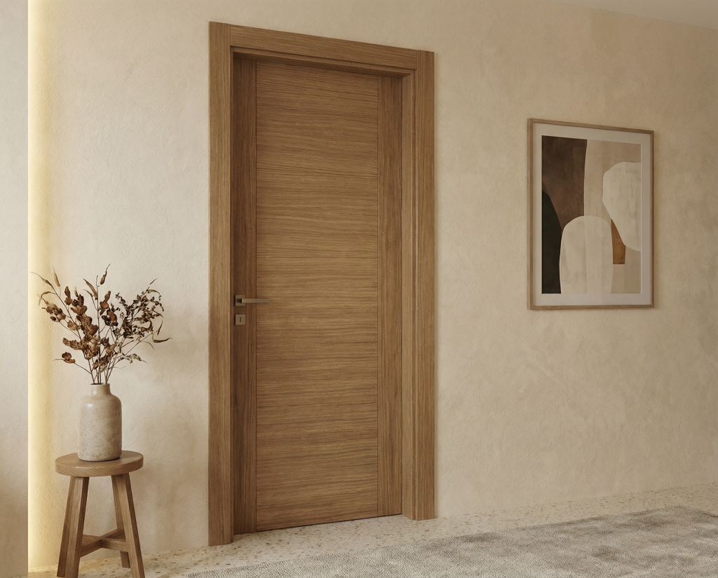 puerta interior a medida fabricado por Carpintería Daniel España en Écija